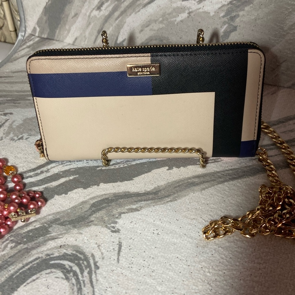 Kate Spade Euc Color Block Zipper Wallet - image 2